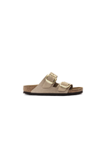 Birkenstock Arizona Big Buckle Nubuck Leather Sandcastle