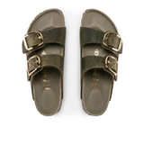Birkenstock Arizona Big Buckle Oiled Leather Jade Sandals