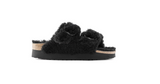 Birkenstock Arizona Big Buckle Teddy Shearling Black