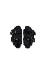 Birkenstock Arizona Big Buckle Shearling | Black Gold | Narrow