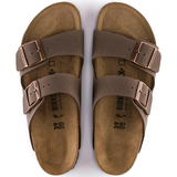 Birkenstock Arizona Birkibuc Mocha Sandals