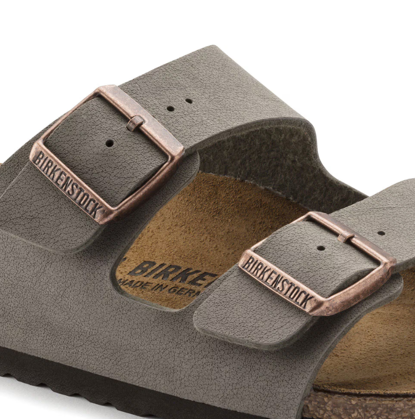 Birkenstock Arizona Birkibuc Stone Sandal