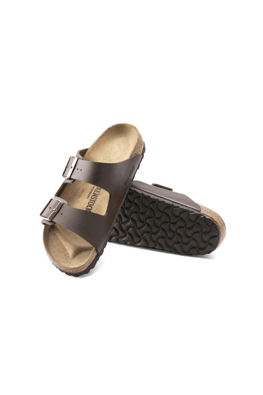 未使用BIRKENSTOCK ARIZONA BIRKO FLOR NARROW Birkenstock Arizona Birko-Flor Narrow Sandals | Dark Brown