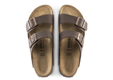 Birkenstock Arizona Birko-Flor Dark Brown Narrow Sandals