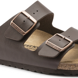 Birkenstock Arizona Birko-Flor Dark Brown Narrow Sandals