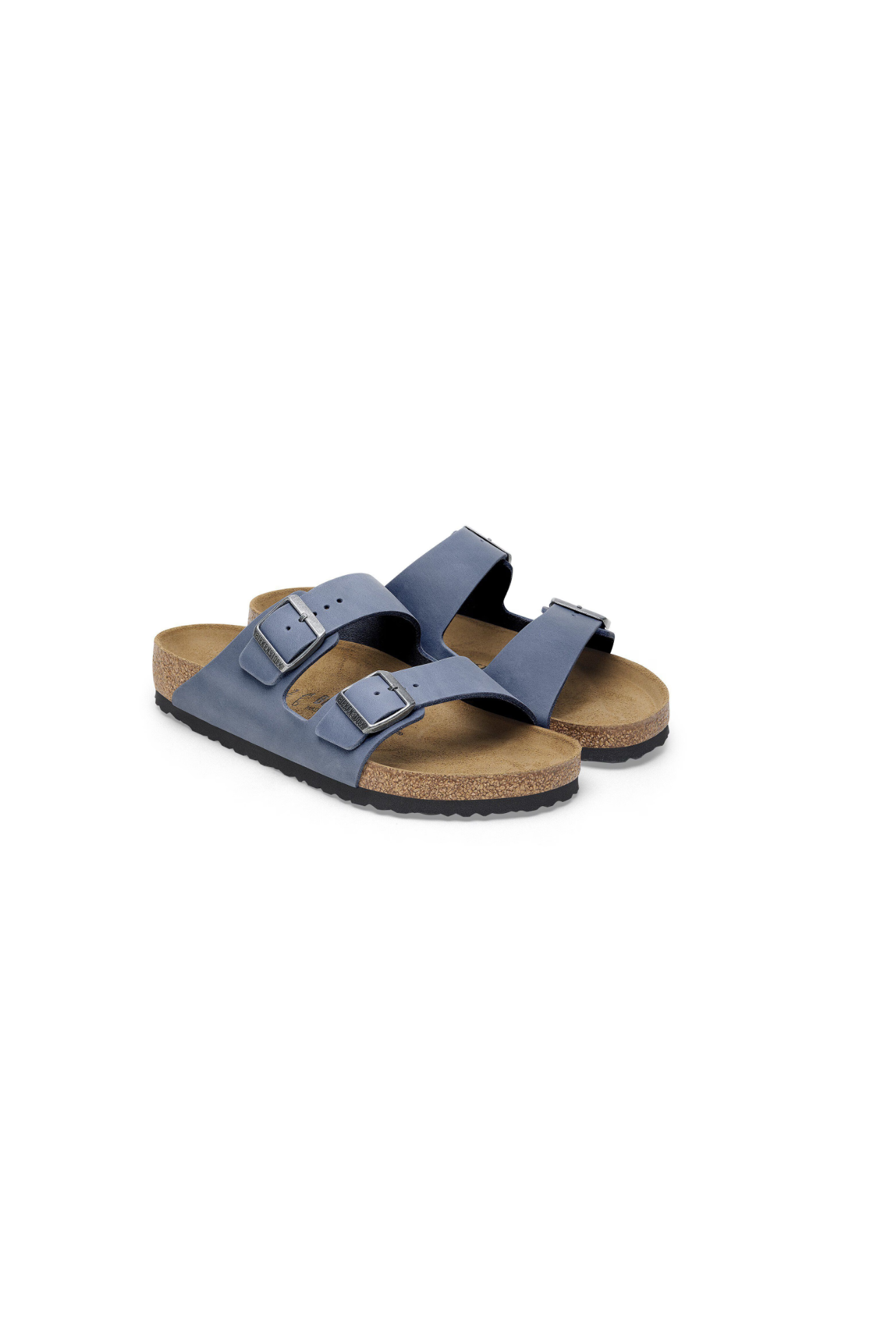 Birkenstock Arizona Oiled Leather Elemental Sandals | Blue | Narrow