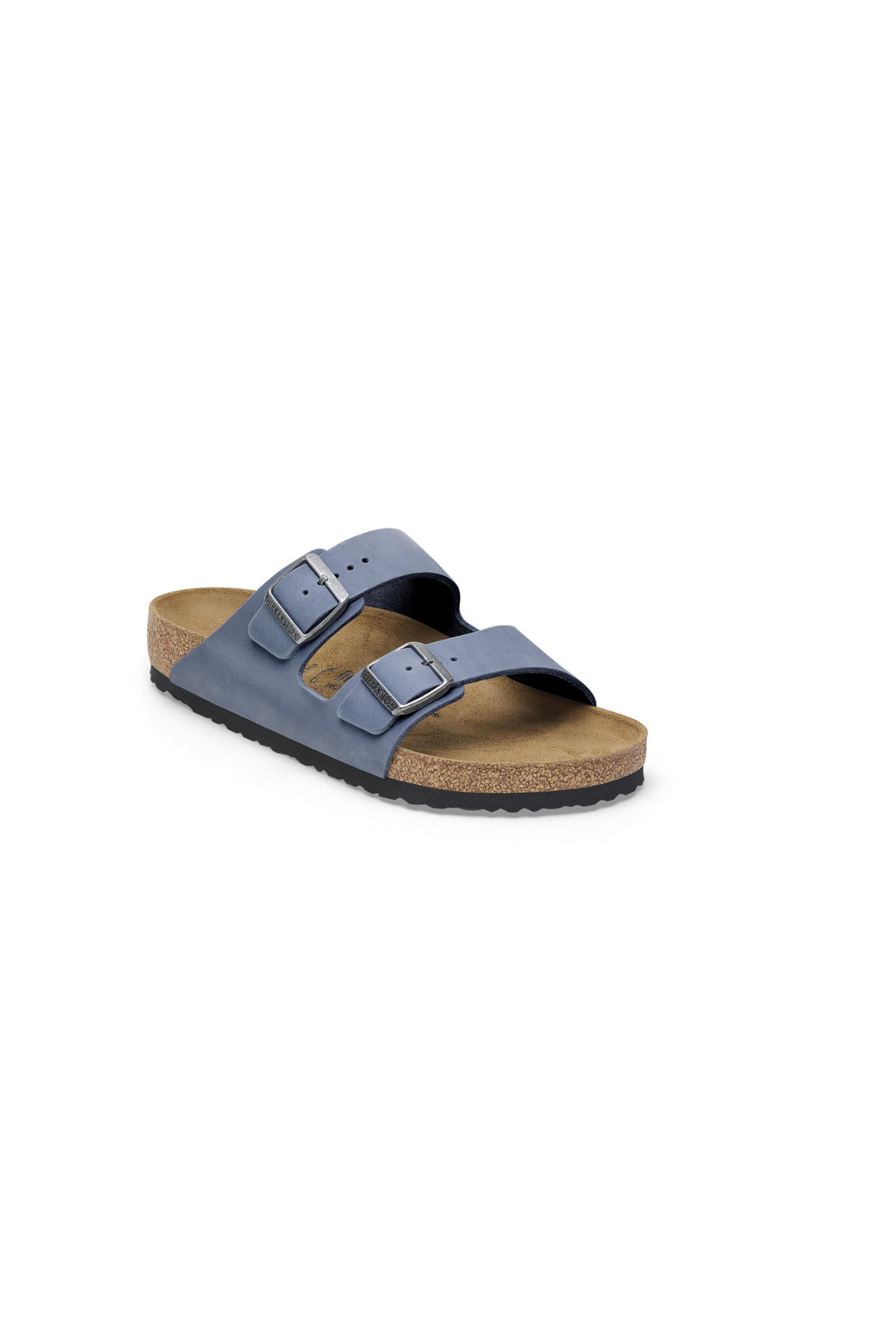 Birkenstock Arizona Oiled Leather Elemental Sandals | Blue | Narrow