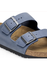 Birkenstock Arizona Oiled Leather Elemental Sandals | Blue | Narrow