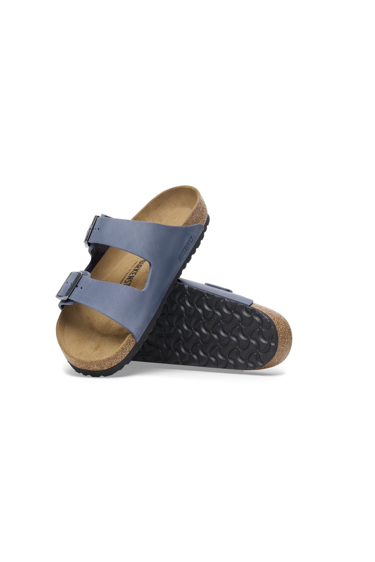 Birkenstock Arizona Oiled Leather Elemental Sandals | Blue | Regular