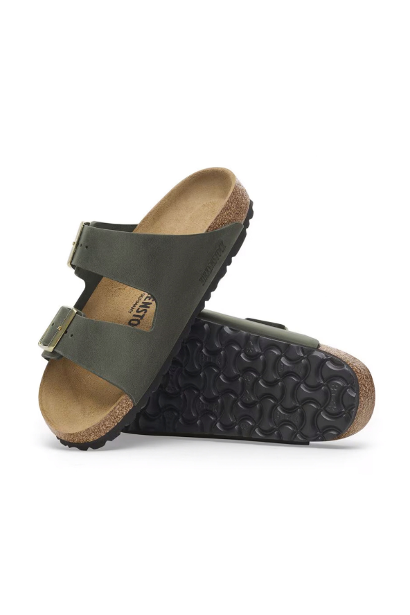Birkenstock Arizona Oiled Leather | Thyme | Narrow
