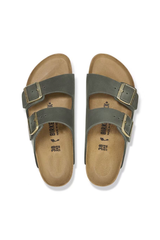 Birkenstock Arizona Oiled Leather | Thyme | Narrow