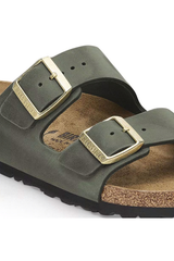Birkenstock Arizona Oiled Leather | Thyme | Narrow