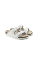 Birkenstock Arizona Natural Leather | White