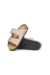 Birkenstock Arizona Soft Footbed Nubuck Leather | Soft Pink | Regular
