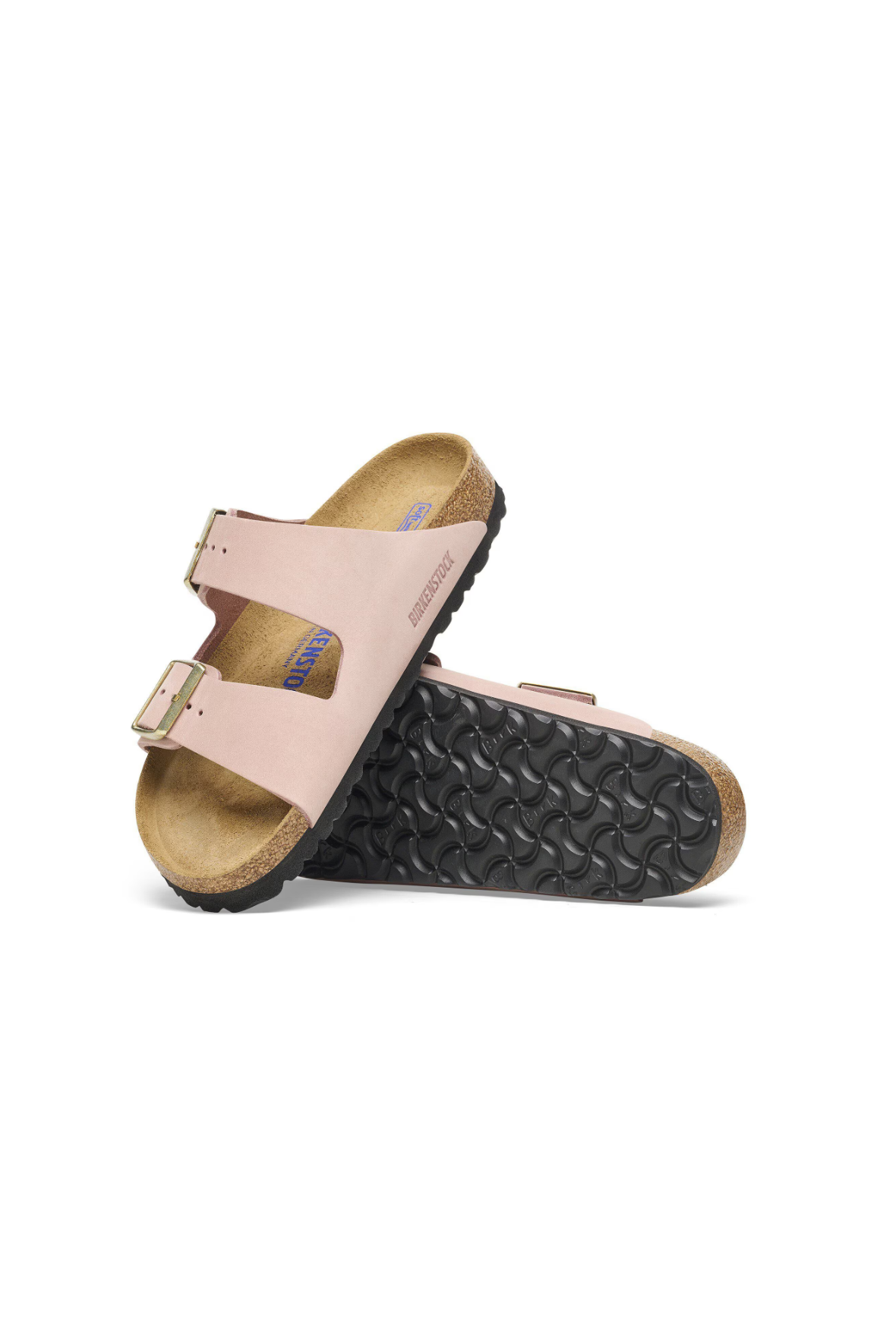 Birkenstock Arizona Soft Footbed Nubuck Leather | Soft Pink | Regular