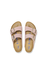 Birkenstock Arizona Soft Footbed Nubuck Leather | Soft Pink | Regular