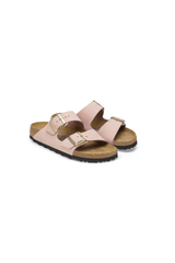 Birkenstock Arizona Soft Footbed Nubuck Leather | Soft Pink | Regular