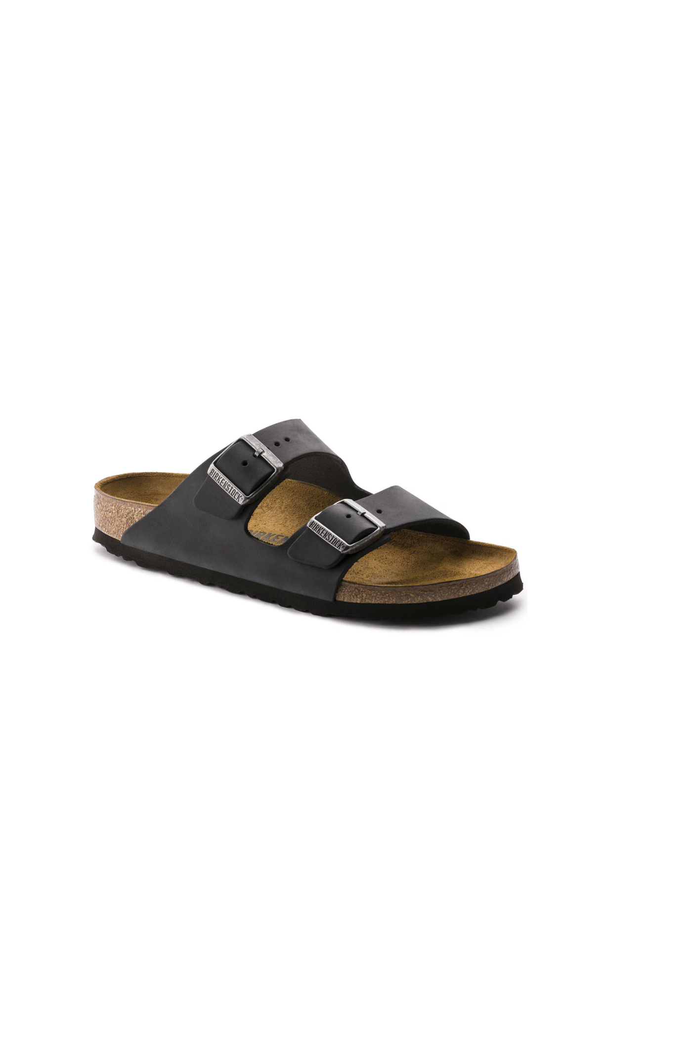 Birkenstock Arizona Oiled Leather | Black | Regular