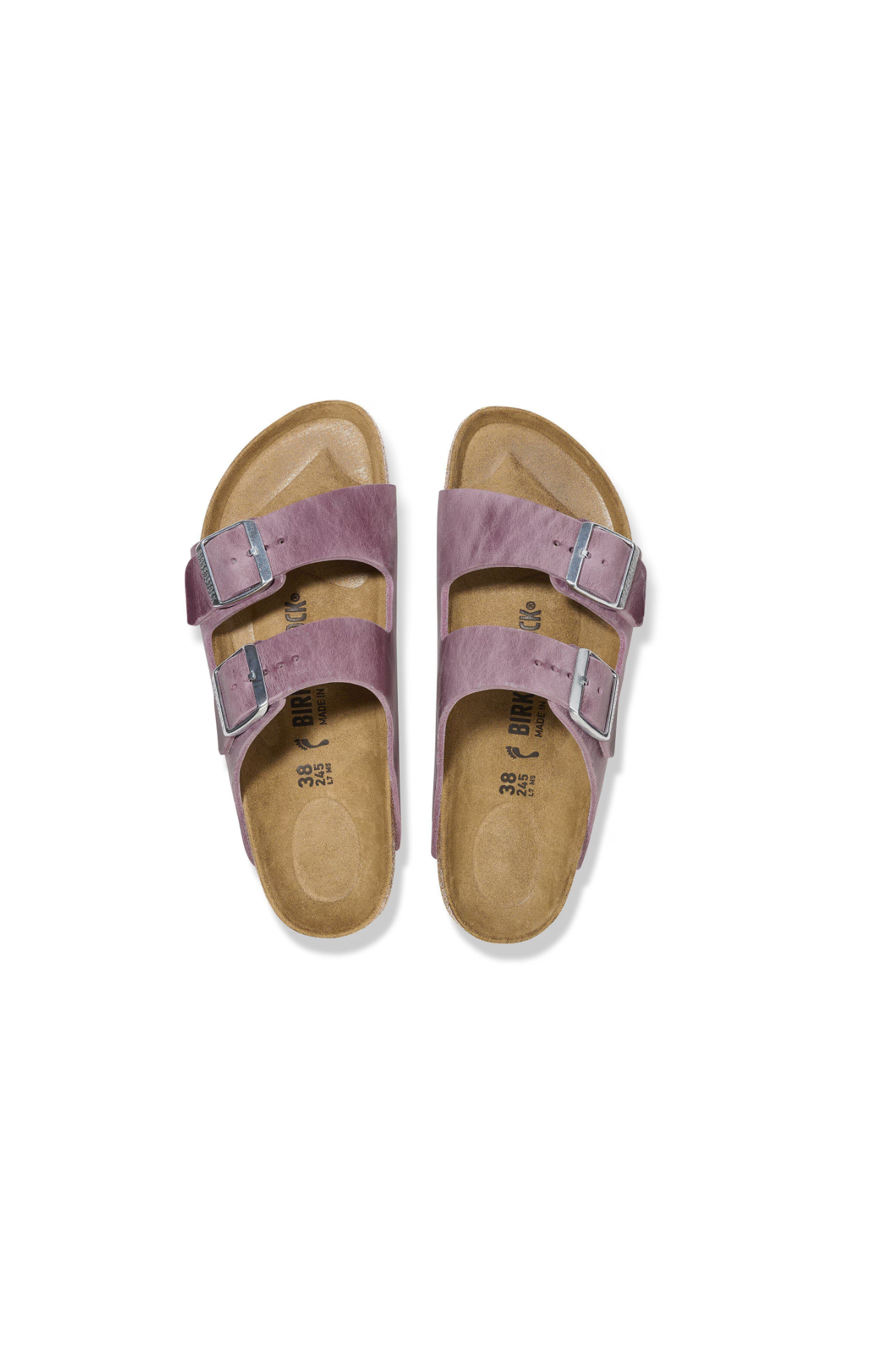 Birkenstock Arizona Waxy Leather | Lavender | Narrow