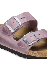 Birkenstock Arizona Waxy Leather | Lavender | Narrow