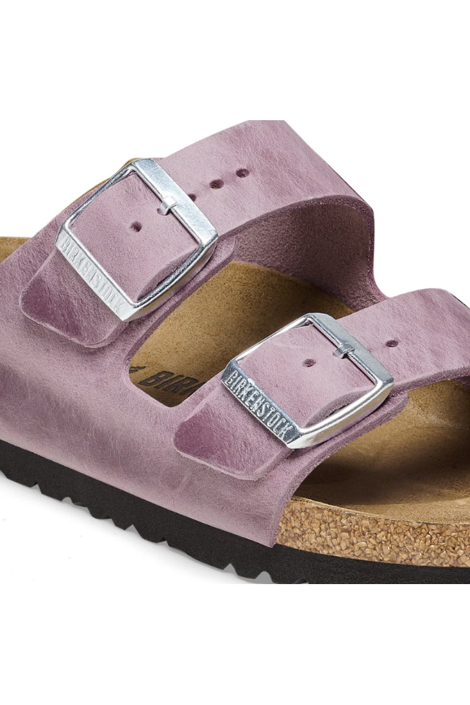 Birkenstock Arizona Waxy Leather | Lavender | Narrow