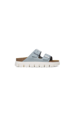 Birkenstock Papillio Arizona Chunky Suede Leather | Baby Blue | Narrow