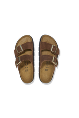 Birkenstock Papillio Arizona Chunky Suede Leather | Dark Tea Black | Narrow