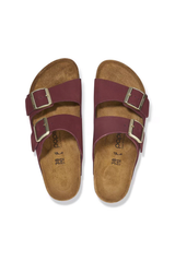 Birkenstock Arizona PAP Flex Platform Nubuck Leather | Zinfandel | Narrow