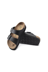 Birkenstock Arizona Platform Vegan Birko-Flor | Black | Narrow