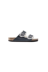 Birkenstock Arizona Shearling Oiled Leather | Navy | Regular