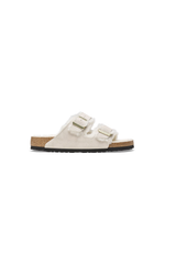 Birkenstock Arizona Shearling Suede Leather Antique | White | Narrow