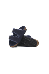 Birkenstock Arizona Shearling Suede Leather | Midnight Blue | Regular
