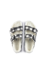 Birkenstock Arizona Shearling Wool Plaid | White | Regular