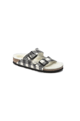 Birkenstock Arizona Shearling Wool Plaid | White | Regular