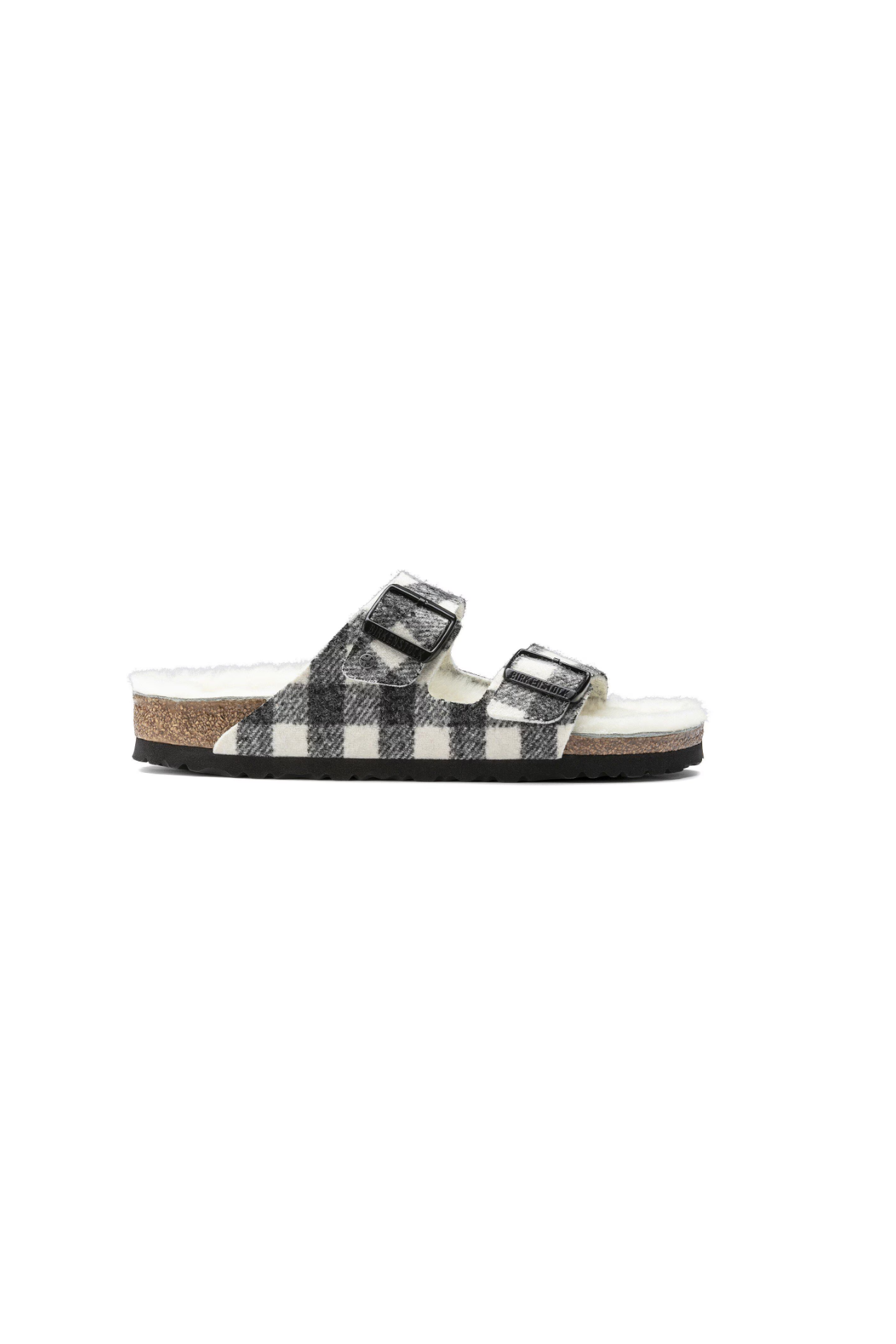 Birkenstock Arizona Shearling Wool Plaid | White | Regular