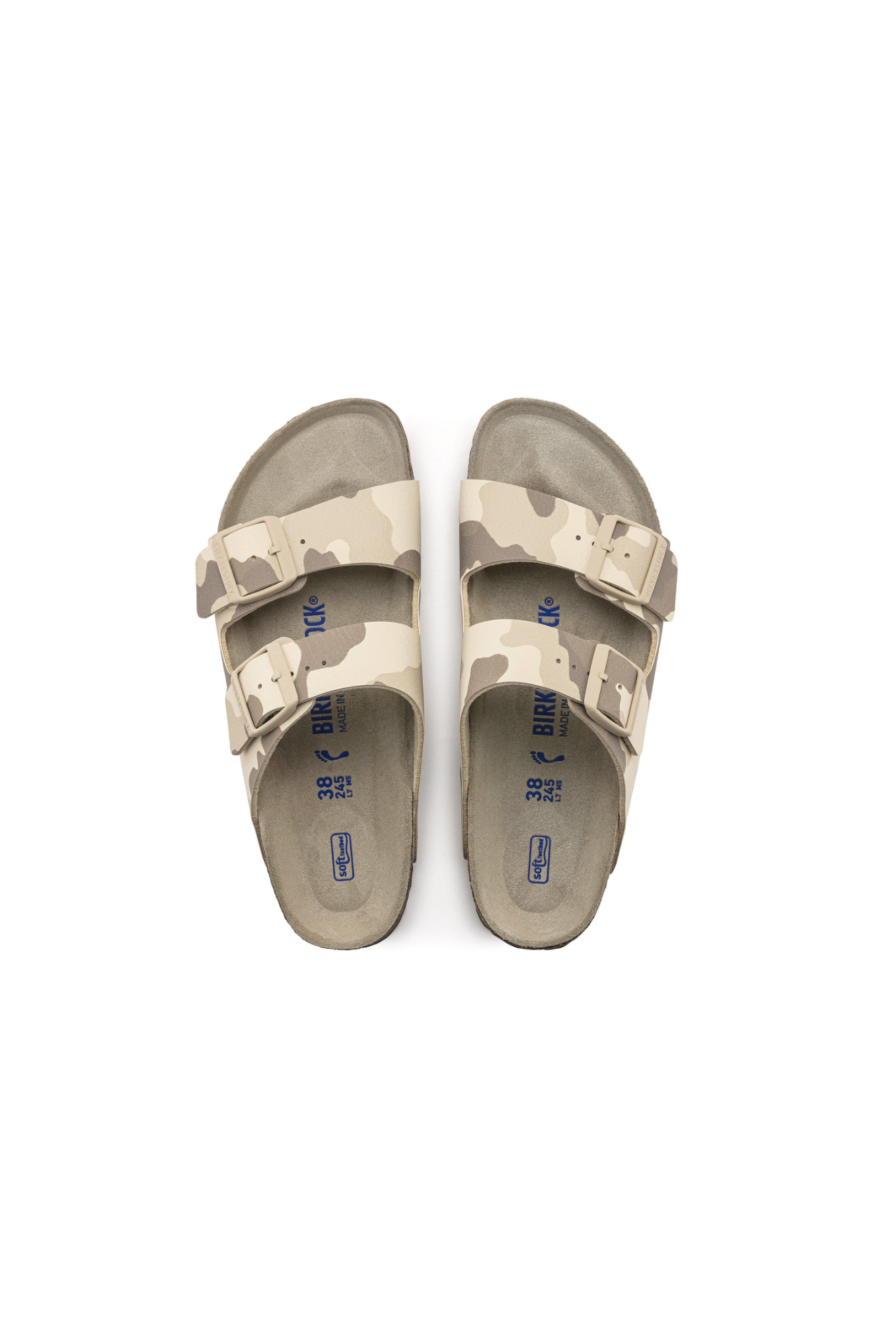 Birkenstock Arizona Soft Footbed Birko-Flor Desert Soil | Gray/Taupe | Regular
