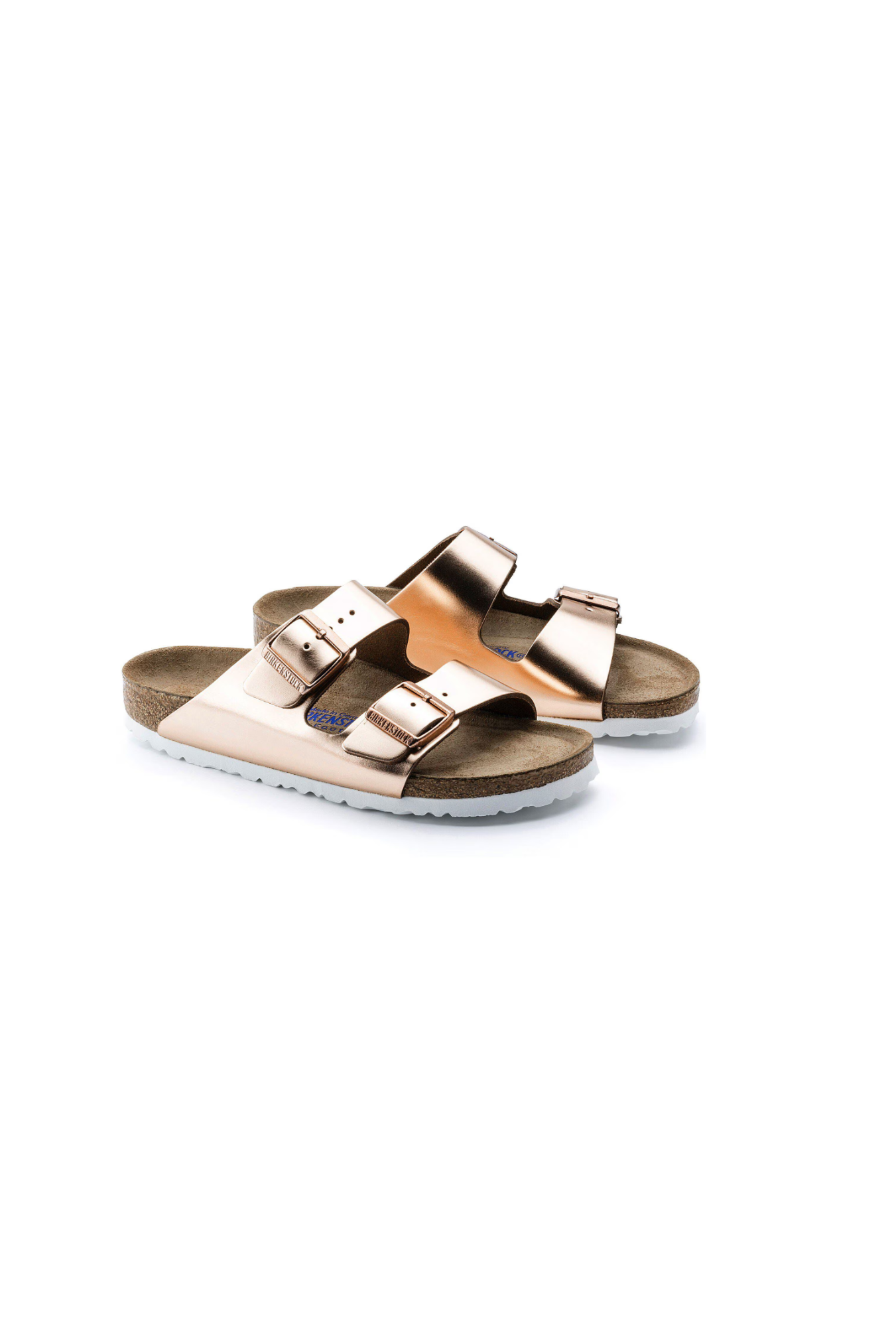Birkenstock Arizona Soft Footbed Natural Leather Metallic | Copper | Regular
