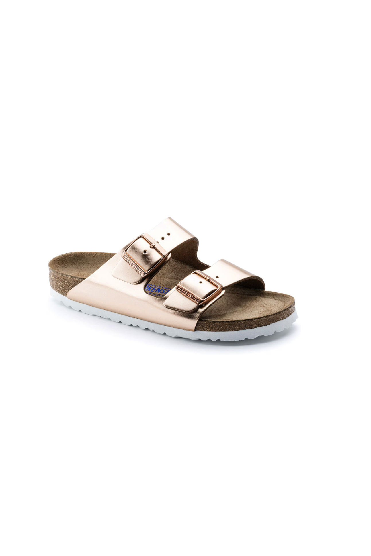 Birkenstock Arizona Soft Footbed Natural Leather Metallic | Copper | Regular