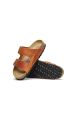 Birkenstock Arizona Soft Footbed Oiled Leather | Burnt Orange | Narrow