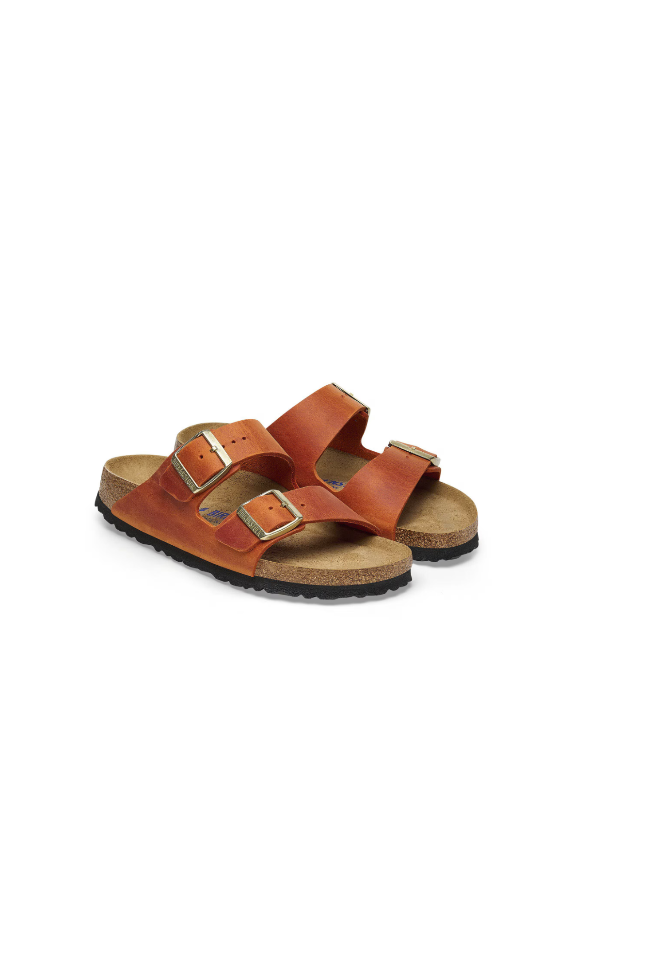 Birkenstock Arizona Soft Footbed Oiled Leather | Burnt Orange | Narrow