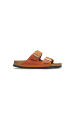Birkenstock Arizona Soft Footbed Oiled Leather | Burnt Orange | Narrow