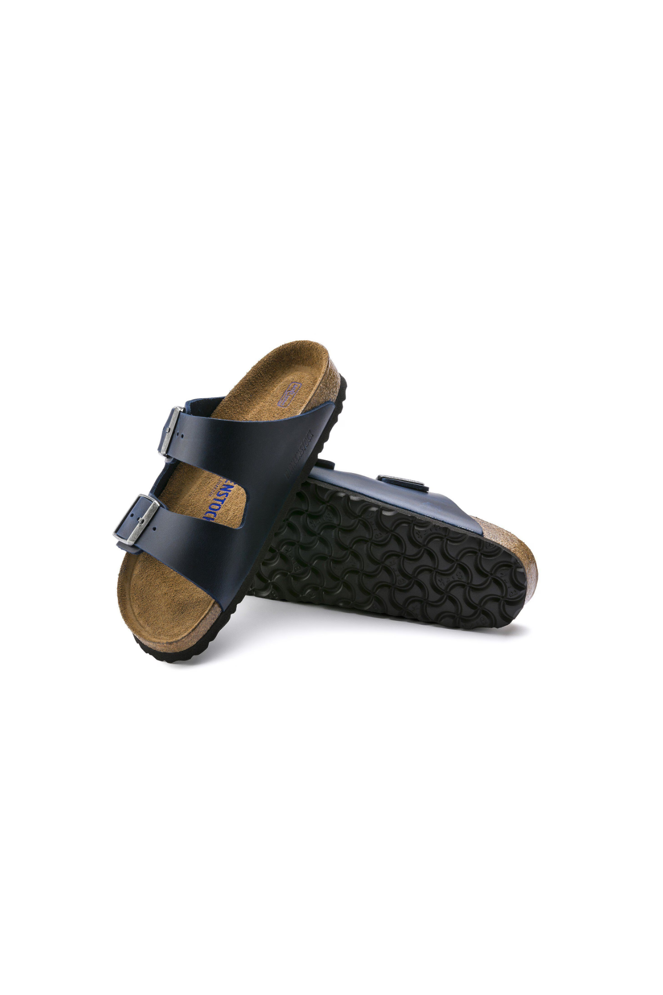 Birkenstock Arizona Soft Footbed Oiled Leather | Blue | Regular
