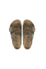 Birkenstock Arizona Soft Footbed Oiled Leather | Faded Khaki | Narrow