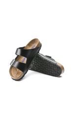 Birkenstock Arizona Soft Footbed Smooth Leather Amalfi | Black | Regular