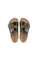 Birkenstock Arizona Soft Footbed Smooth Leather Amalfi | Black | Regular