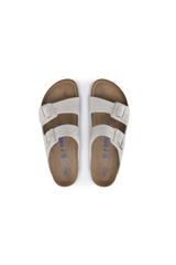 Birkenstock Arizona Soft Footbed Suede Leather | Antique White | Regular