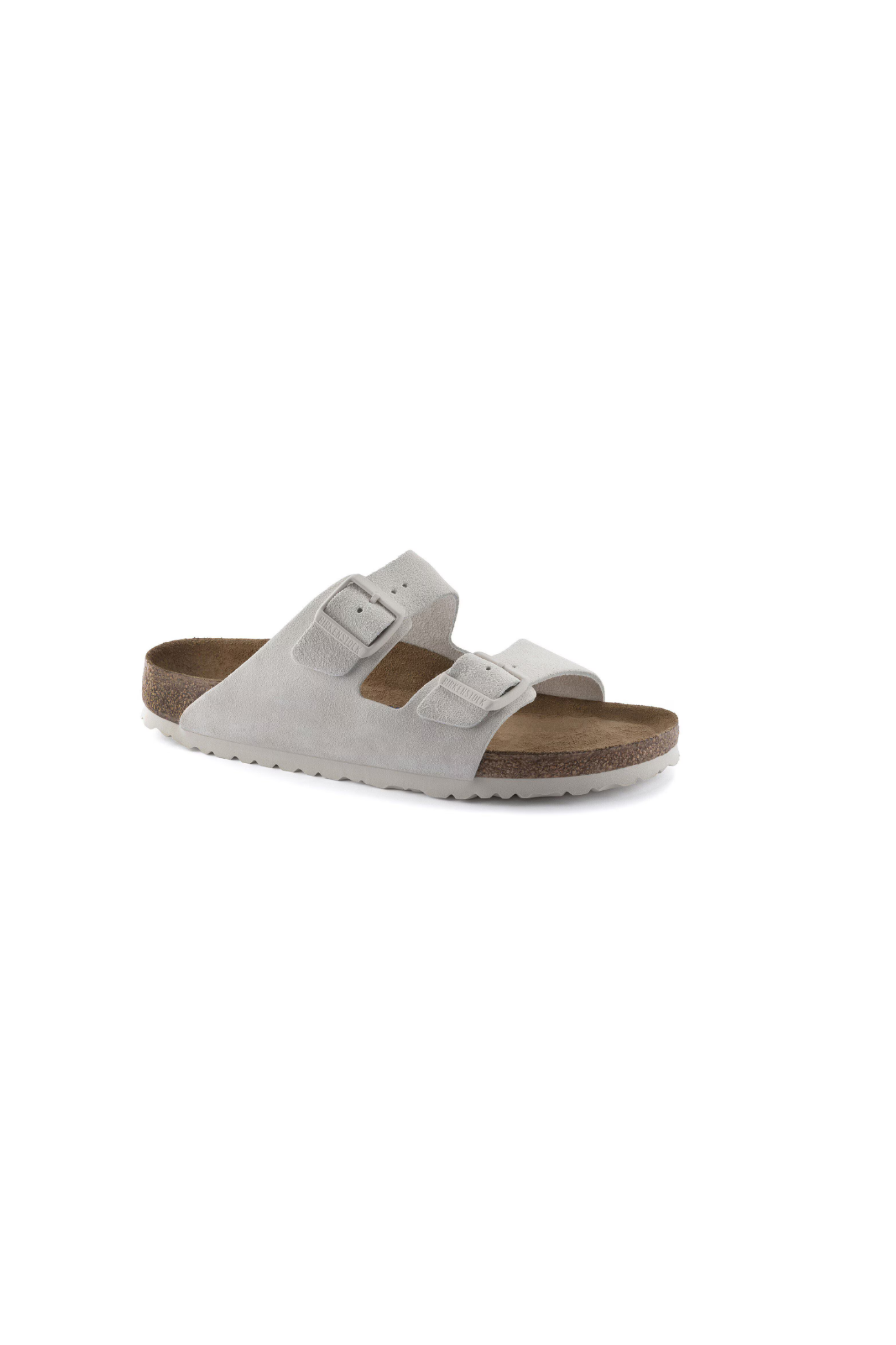 Birkenstock Arizona Soft Footbed Suede Leather | Antique White | Regular