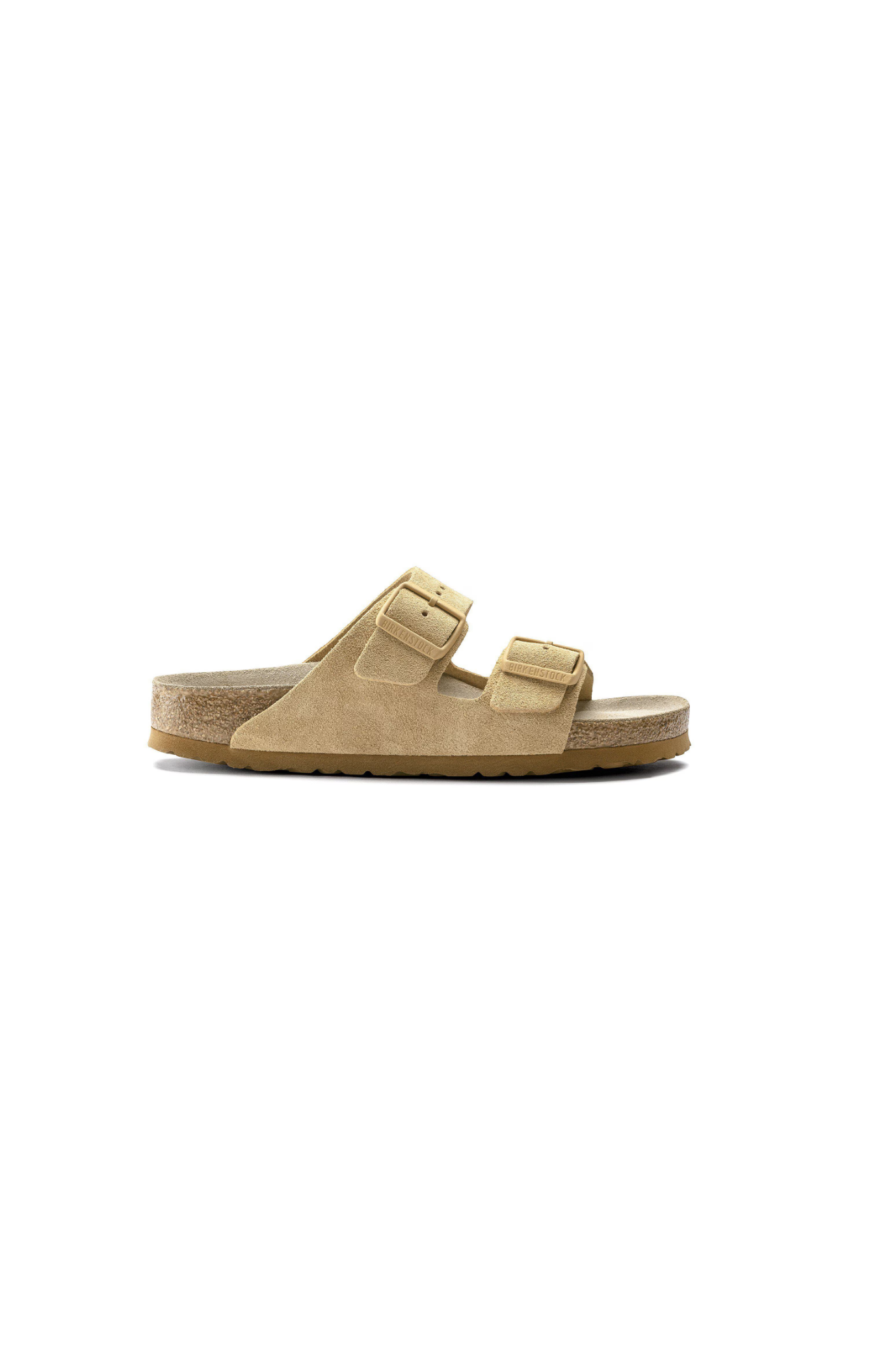 Birkenstock Arizona Soft Footbed Suede Leather | Latte Cream | Regular