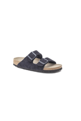 Birkenstock Arizona Soft Footbed Suede Leather Sandals | Midnight Blue | Narrow