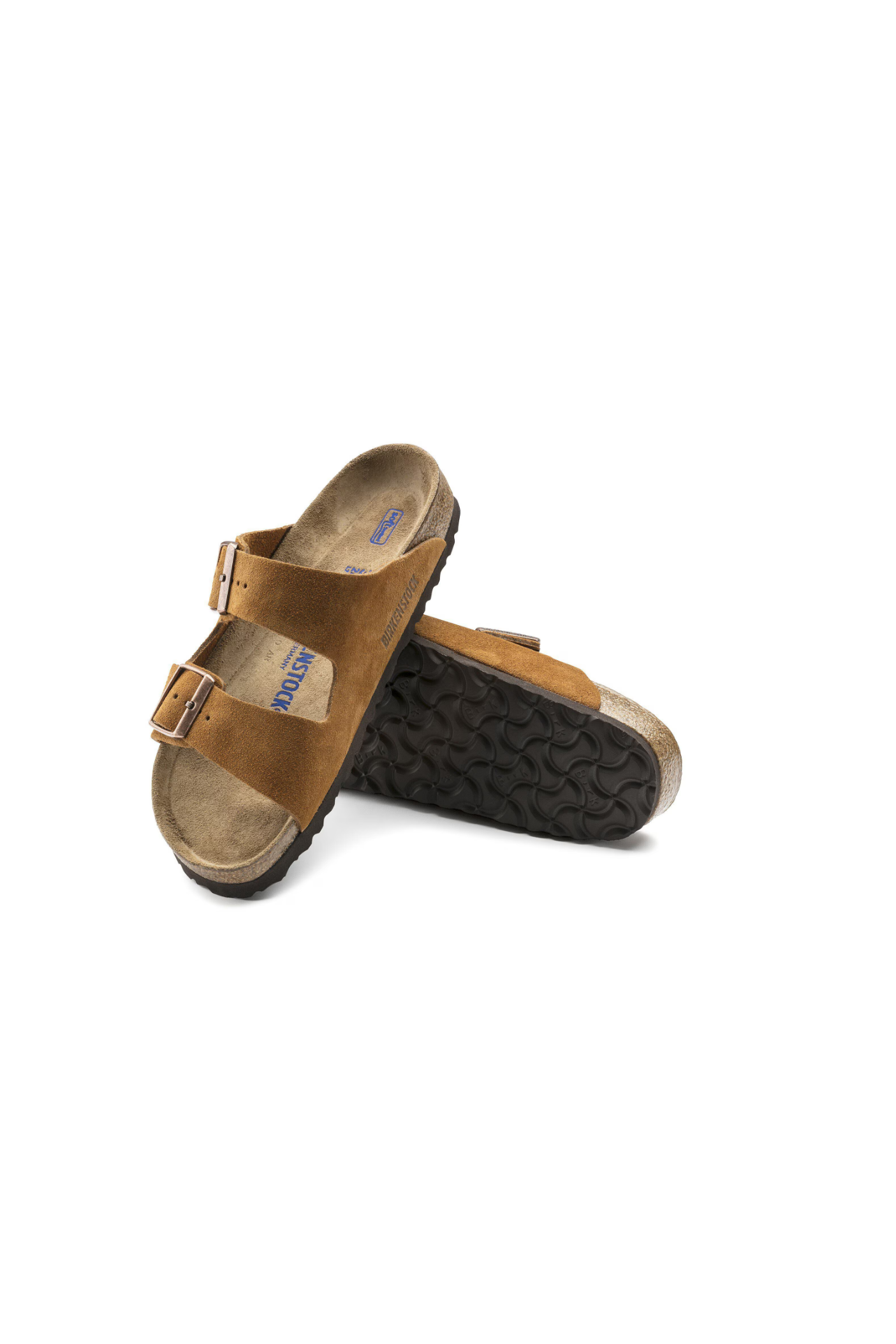 Birkenstock Arizona Soft Footbed Suede Leather | Mink | Regular